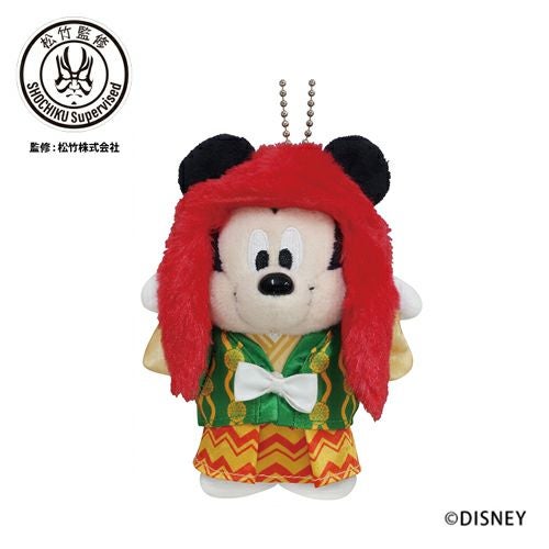 ミッキー連獅子　マスコット　仔獅子の精（赤） モダン かわいい 人気 おしゃれ