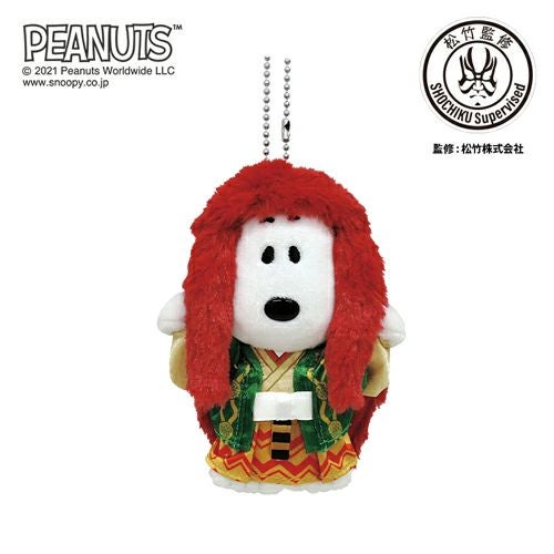 スヌーピー　連獅子マスコット　仔獅子の精（赤） モダン かわいい 人気 おしゃれ