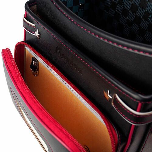 ボルサ４L 　ブラック／レッド モダン かわいい 人気 おしゃれ