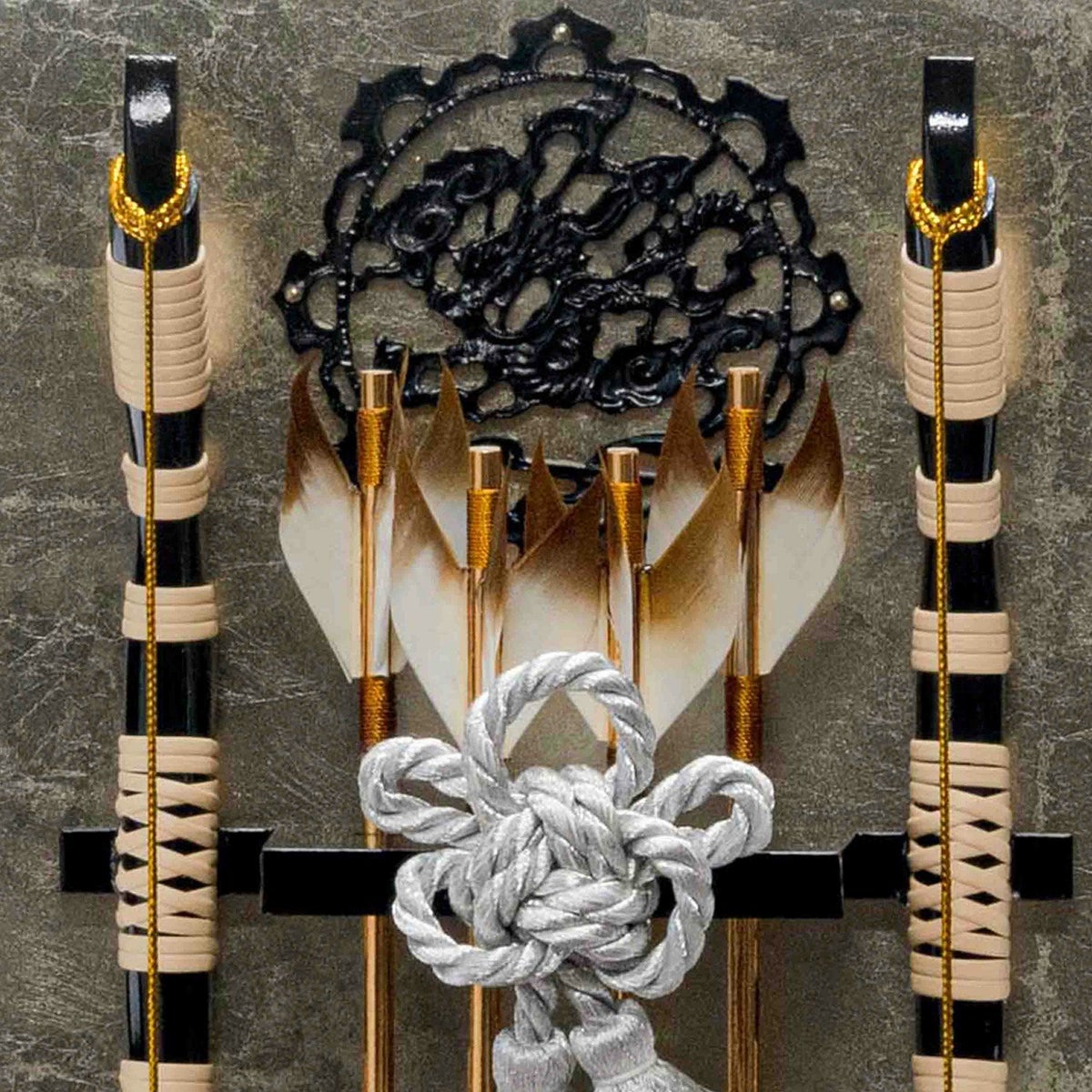 破魔弓飾り壁掛けケース入り 剛毅 モダン かわいい 人気 おしゃれ