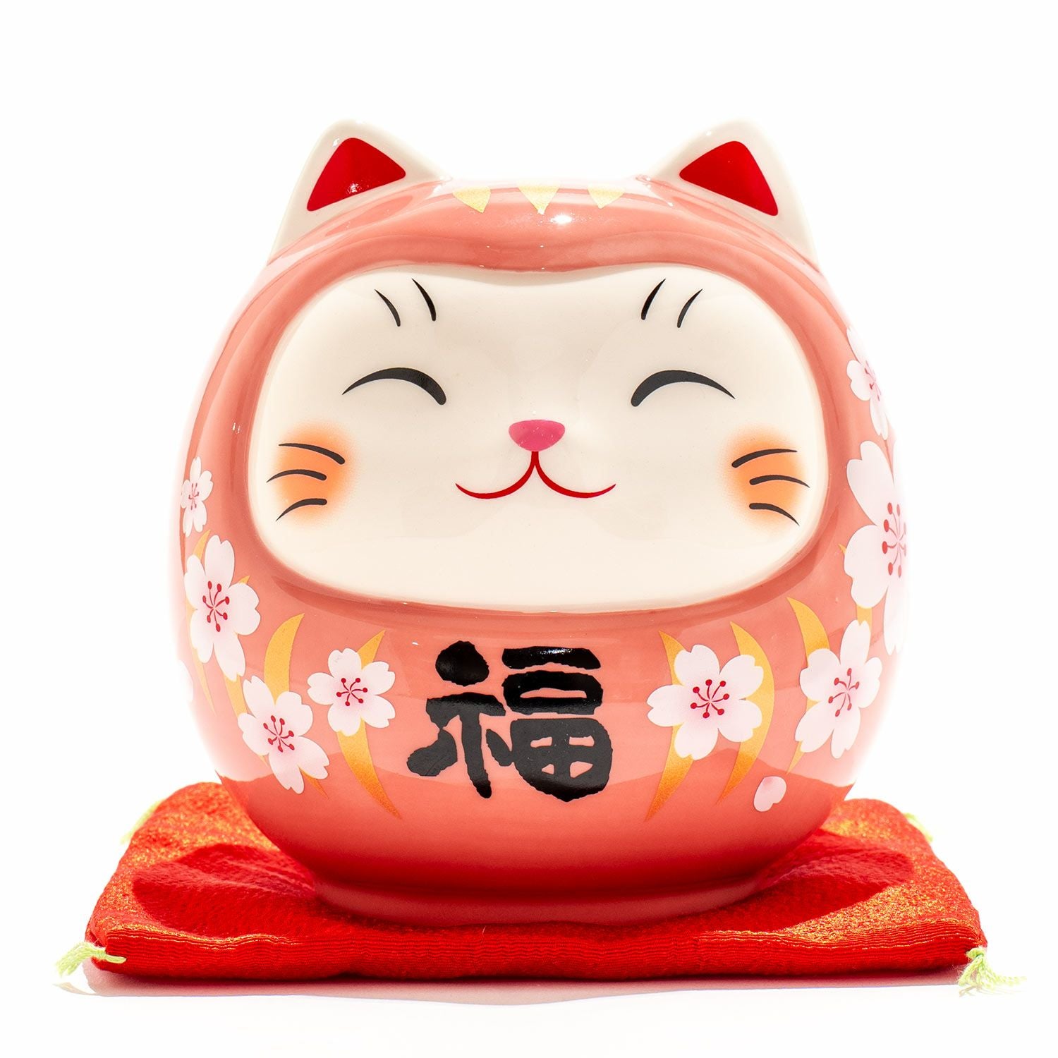 猫だるま（桜桃福・大） | 雛人形（ひな人形）・五月人形の吉徳