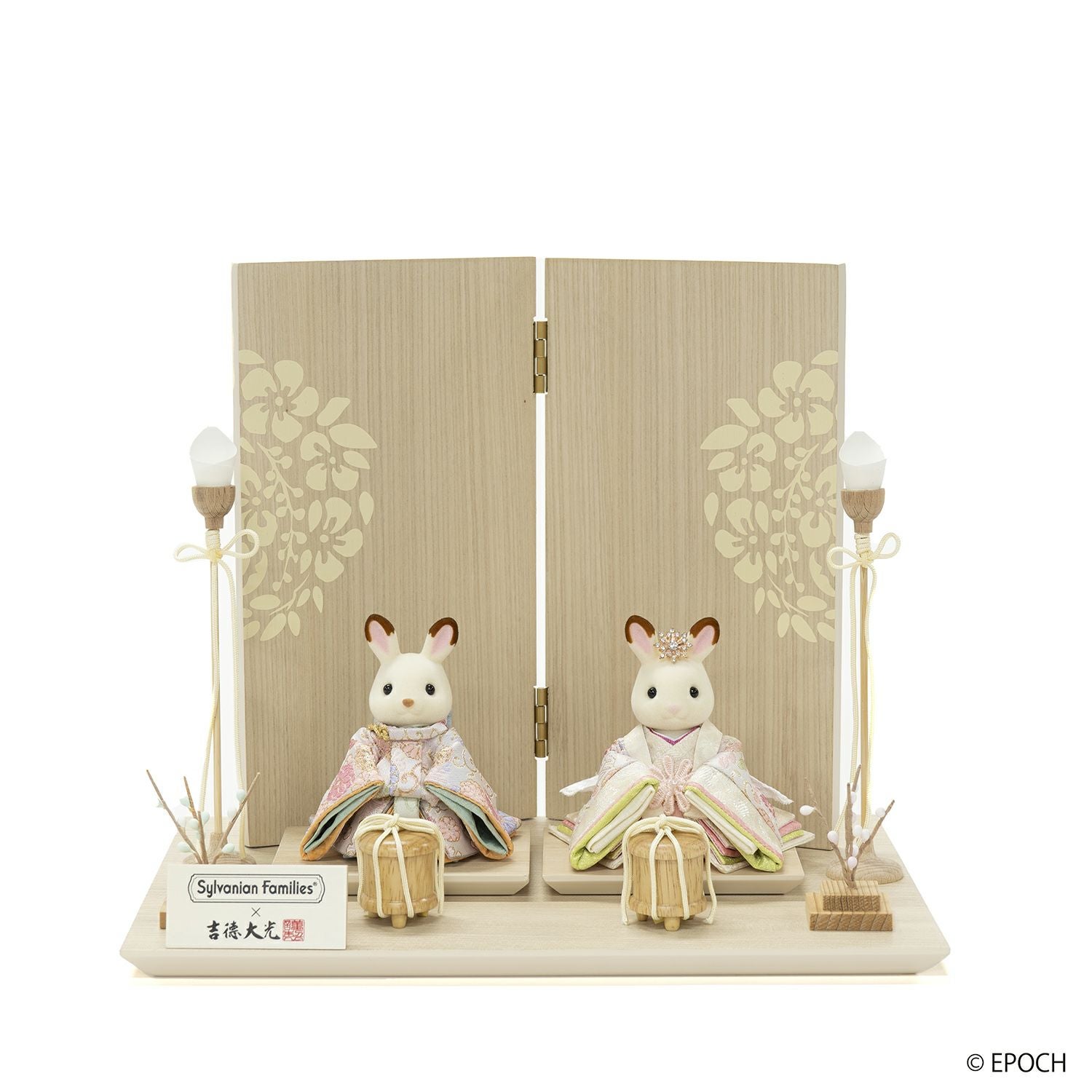 Sylvanian Families × 吉徳大光ひな人形 親王立ち姿 | 雛人形