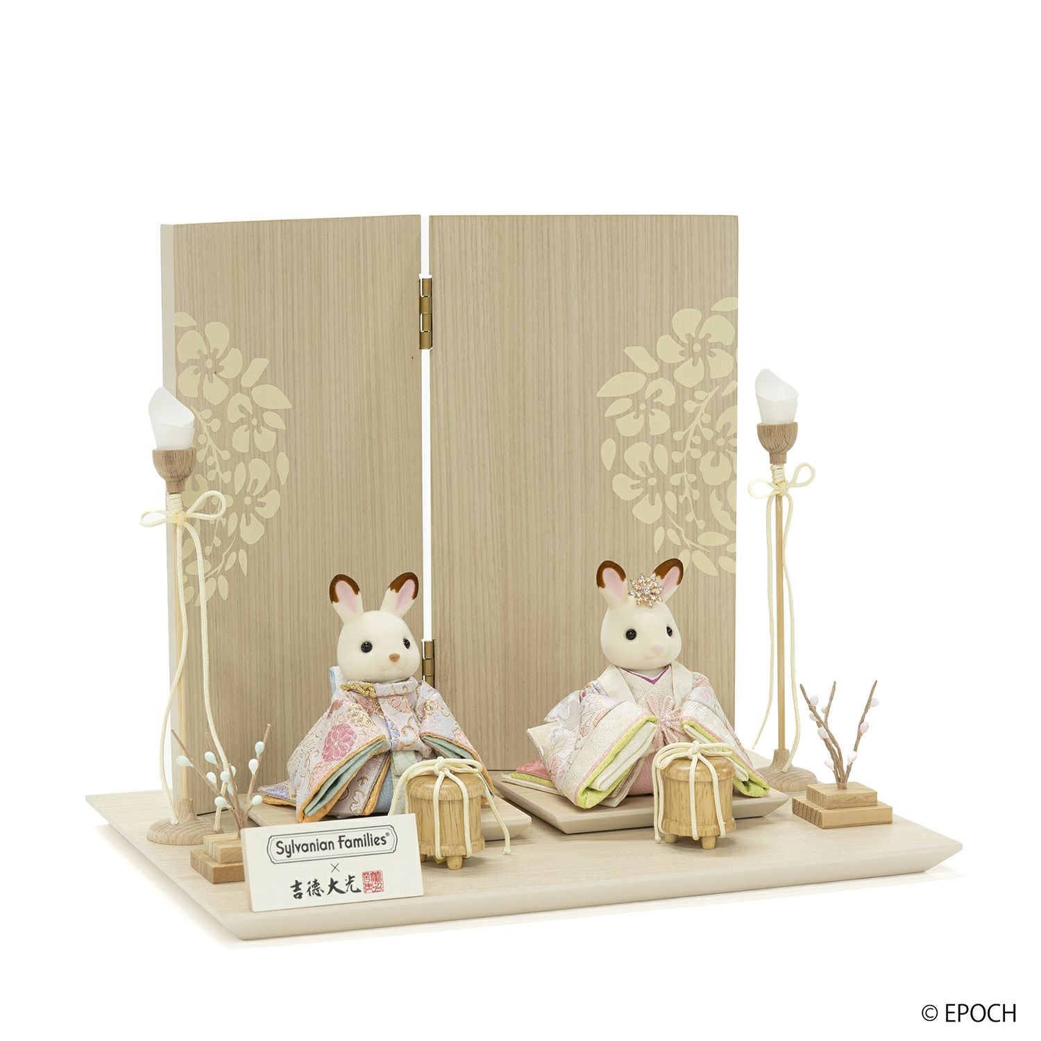 Sylvanian Families × 吉徳大光ひな人形 親王立ち姿 | 雛人形