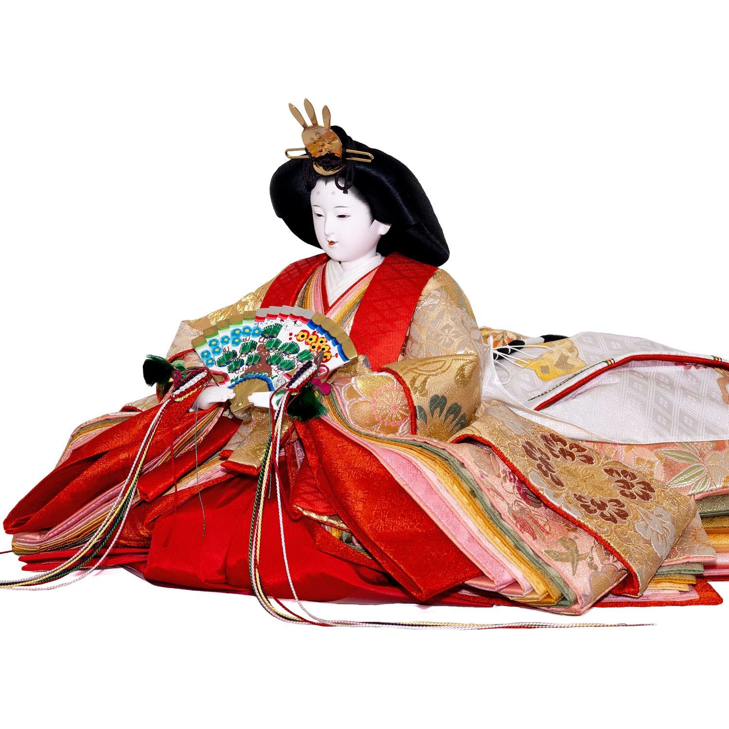 雛人形】京六番親王七寸十五人飾り 小出松寿作 | 雛人形（ひな人形