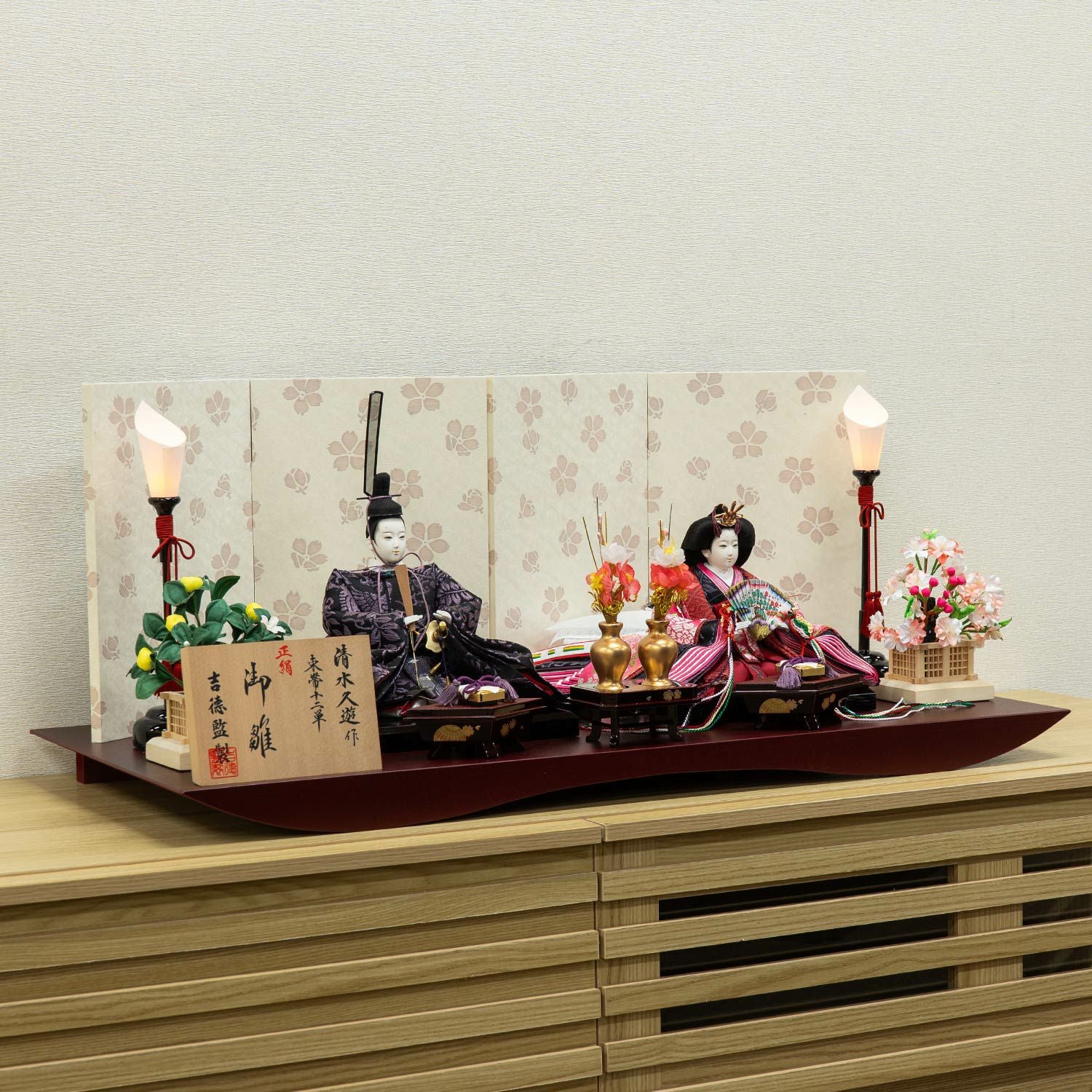 雛人形】三五親王飾り 清水久遊作 | 雛人形（ひな人形）・五月人形の