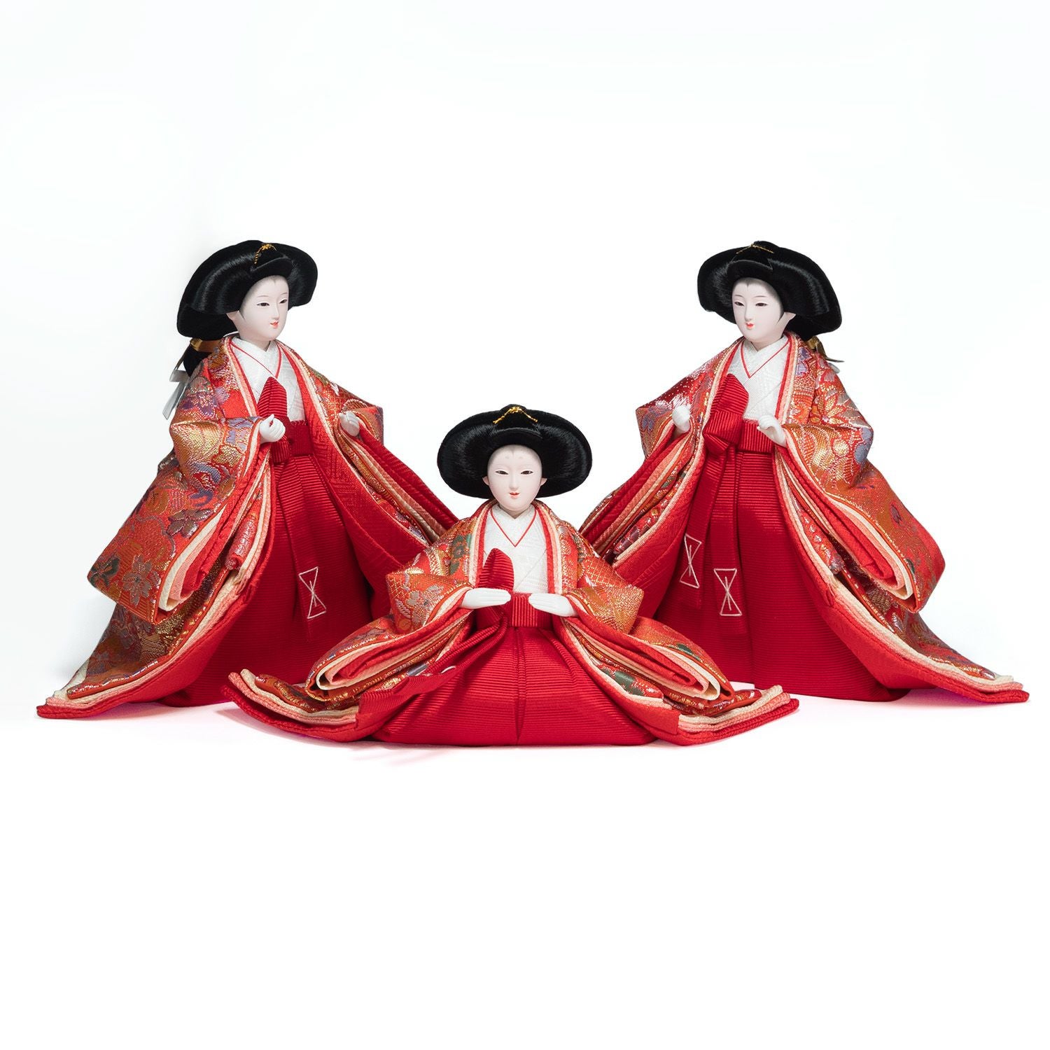 雛人形】三五親王小芥子官女五人飾り 花ひいな | 雛人形（ひな人形