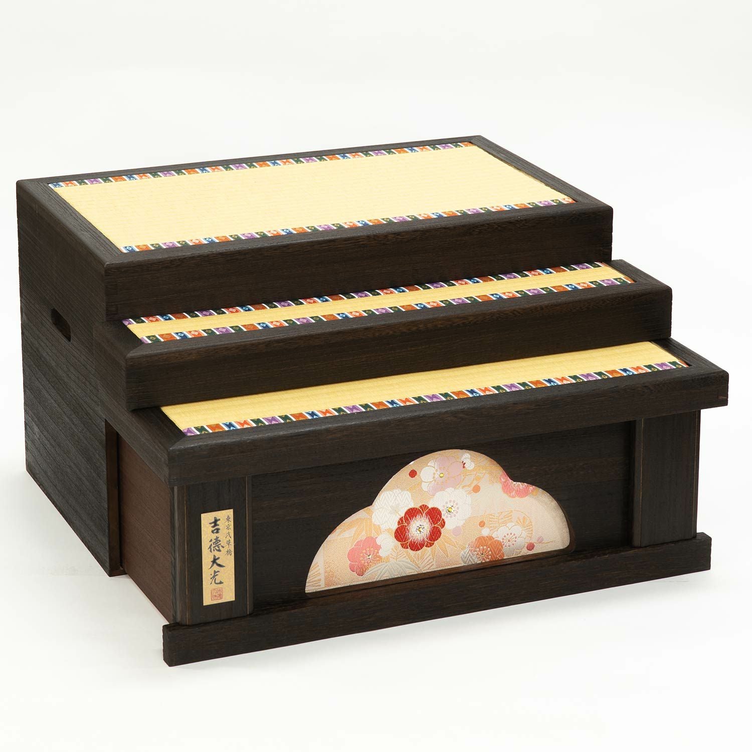 雛人形】小三五親王小芥子官女五人収納箱飾り 花ひいな | 雛人形