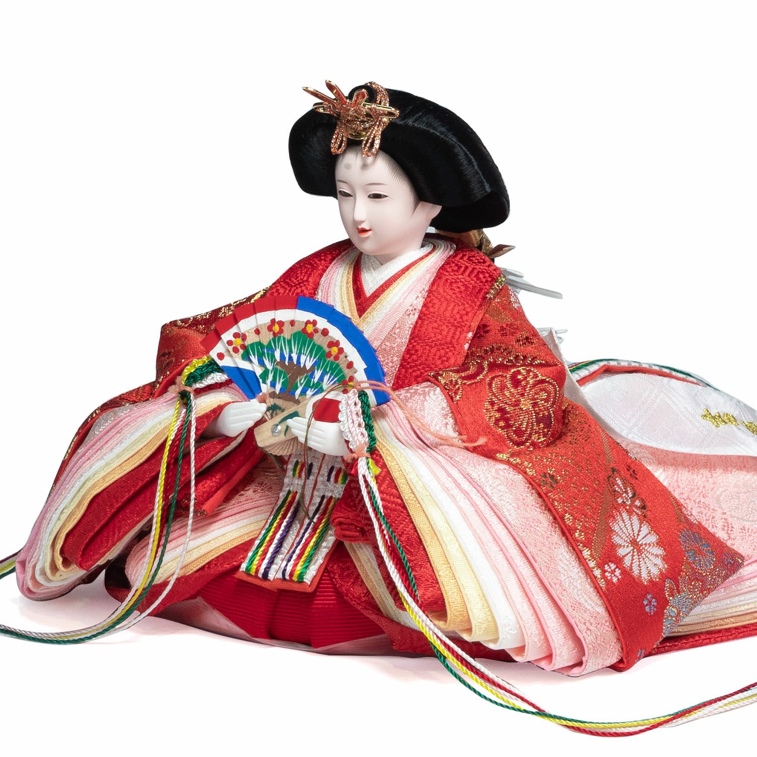 雛人形】芥子親王柳官女五人収納箱飾り 花こばこ | 雛人形（ひな人形