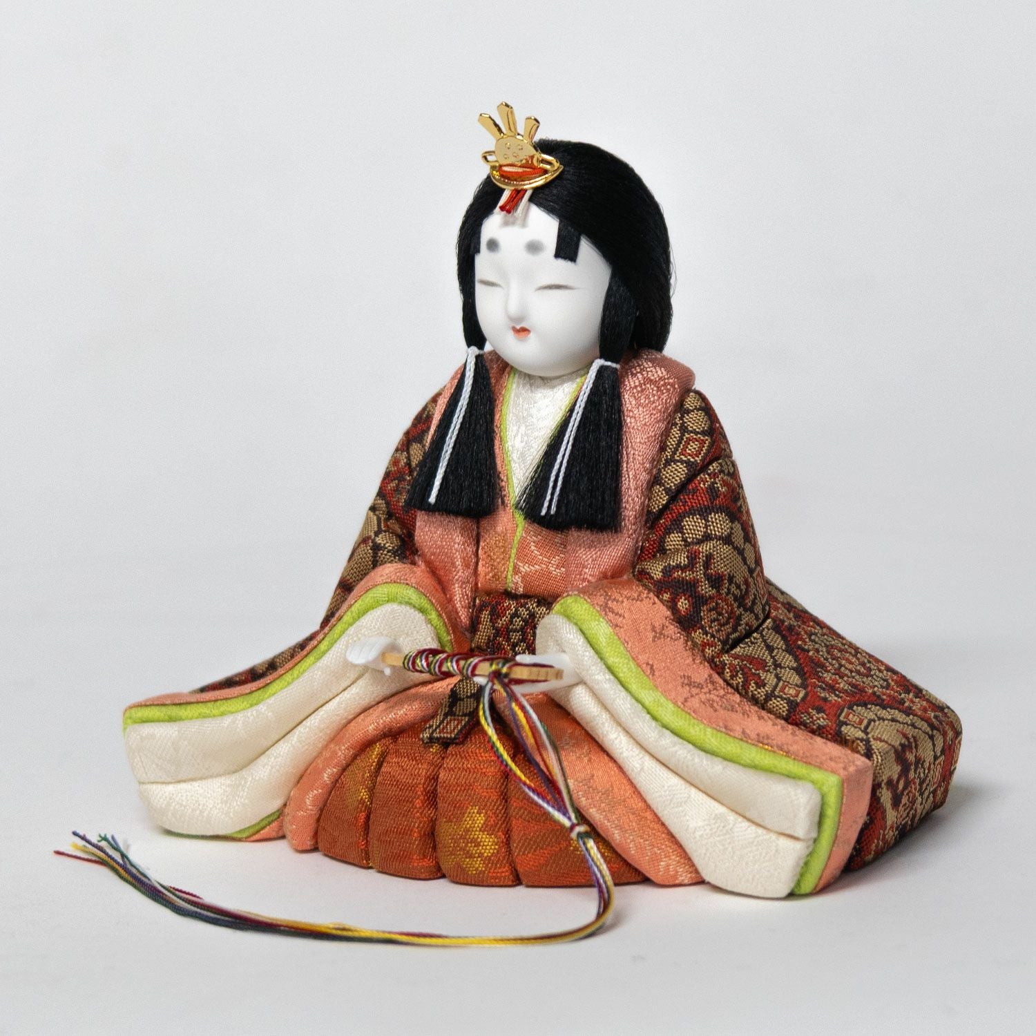 雛人形】木目込七人収納飾り 柿沼東光作 やよい小筐 | 雛人形