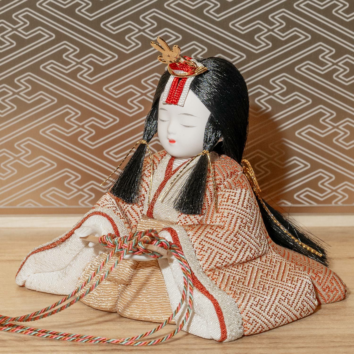 雛人形】木目込親王収納箱飾り 一秀作 花ひいな | 雛人形（ひな人形