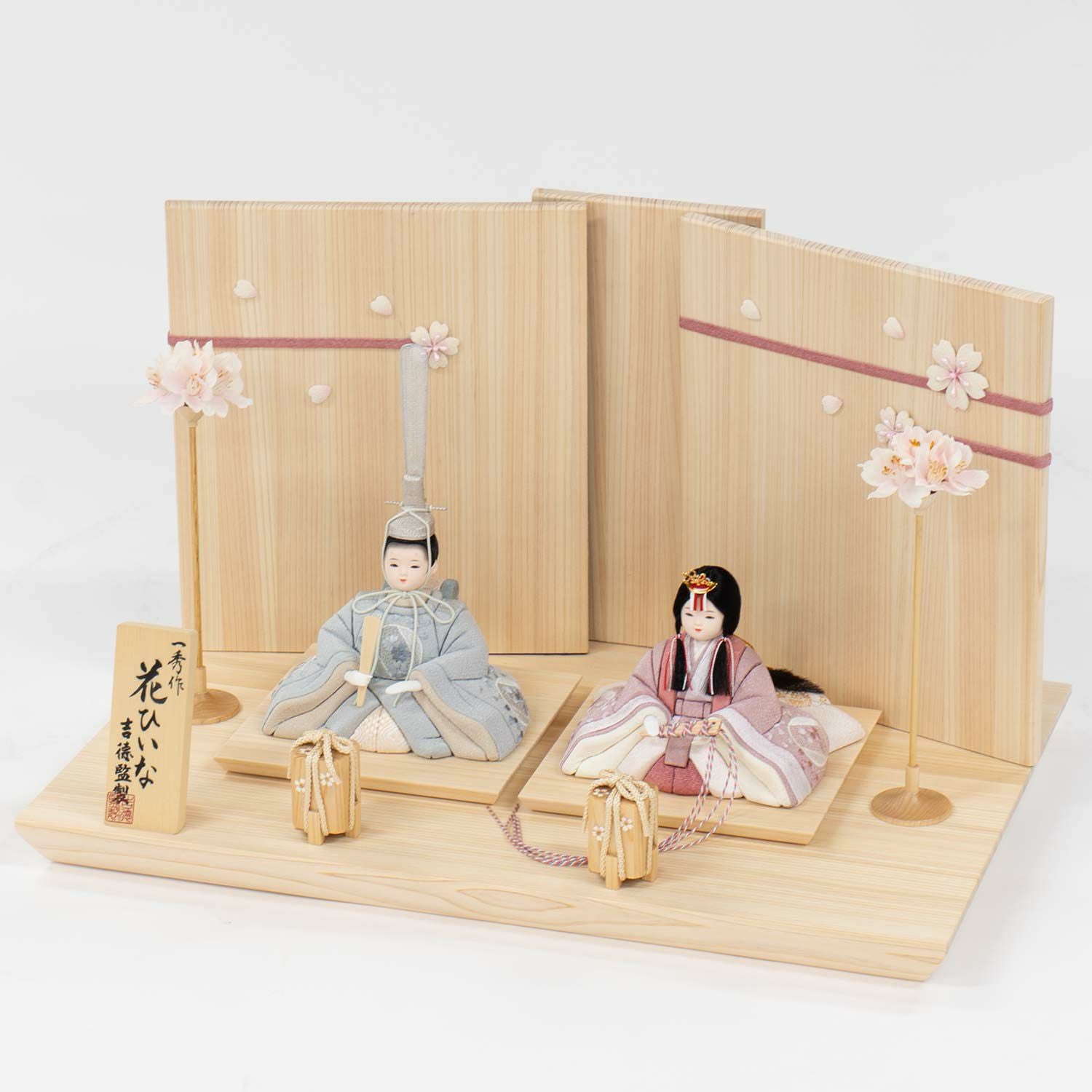 雛人形】木目込親王飾り 一秀作 花ひいな | 雛人形（ひな人形）・五月