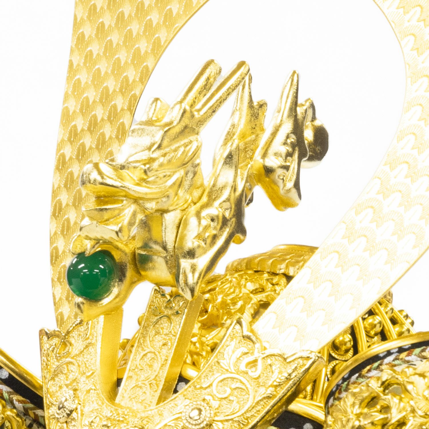 五月人形】正絹紺肩取縅 純金箔押鎧8号床飾り 平安道齋作 | 雛人形