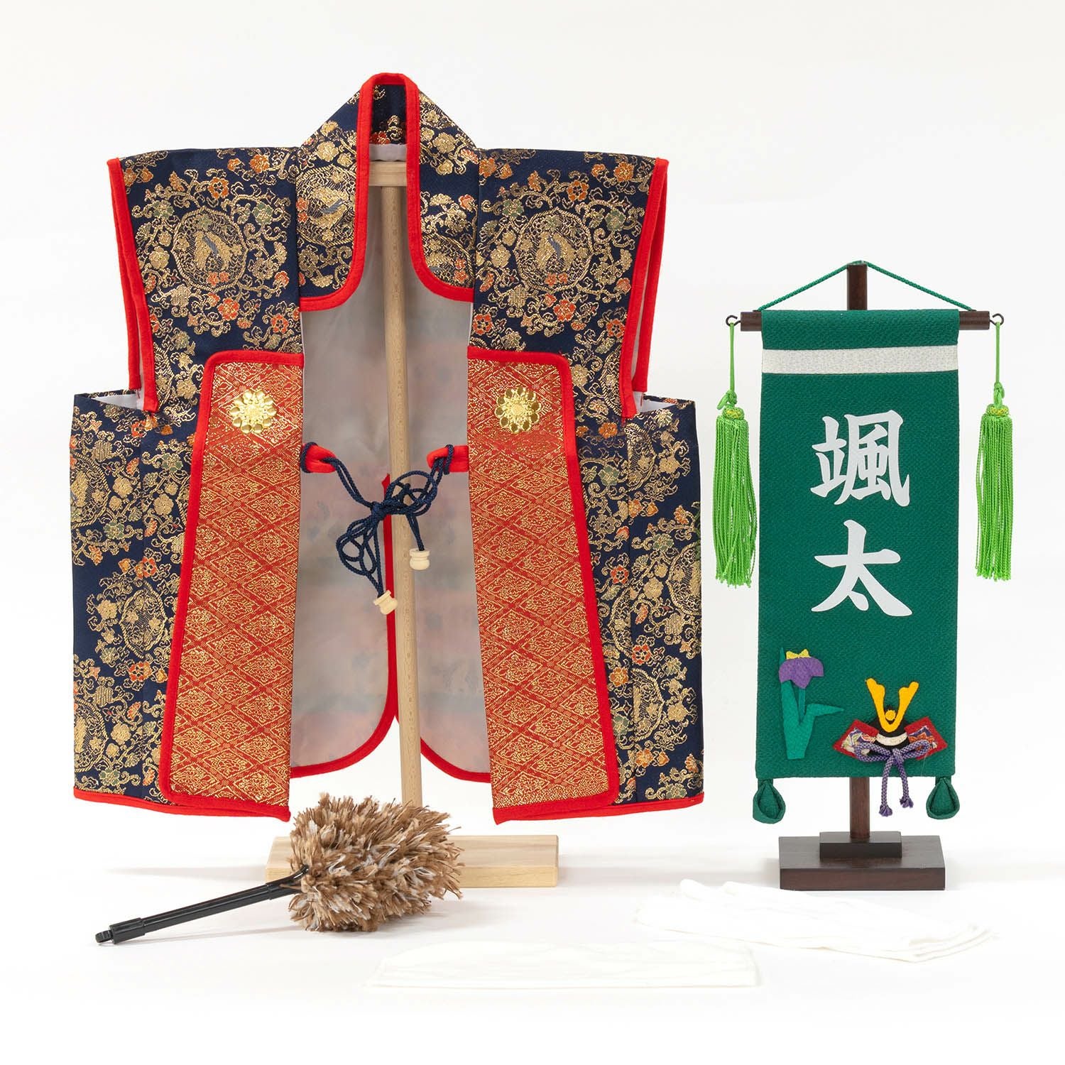 【吉徳さま専用】 五月人形】正絹水色絲縅 兜8号「息吹き」床飾り | 雛人形（ひな人形