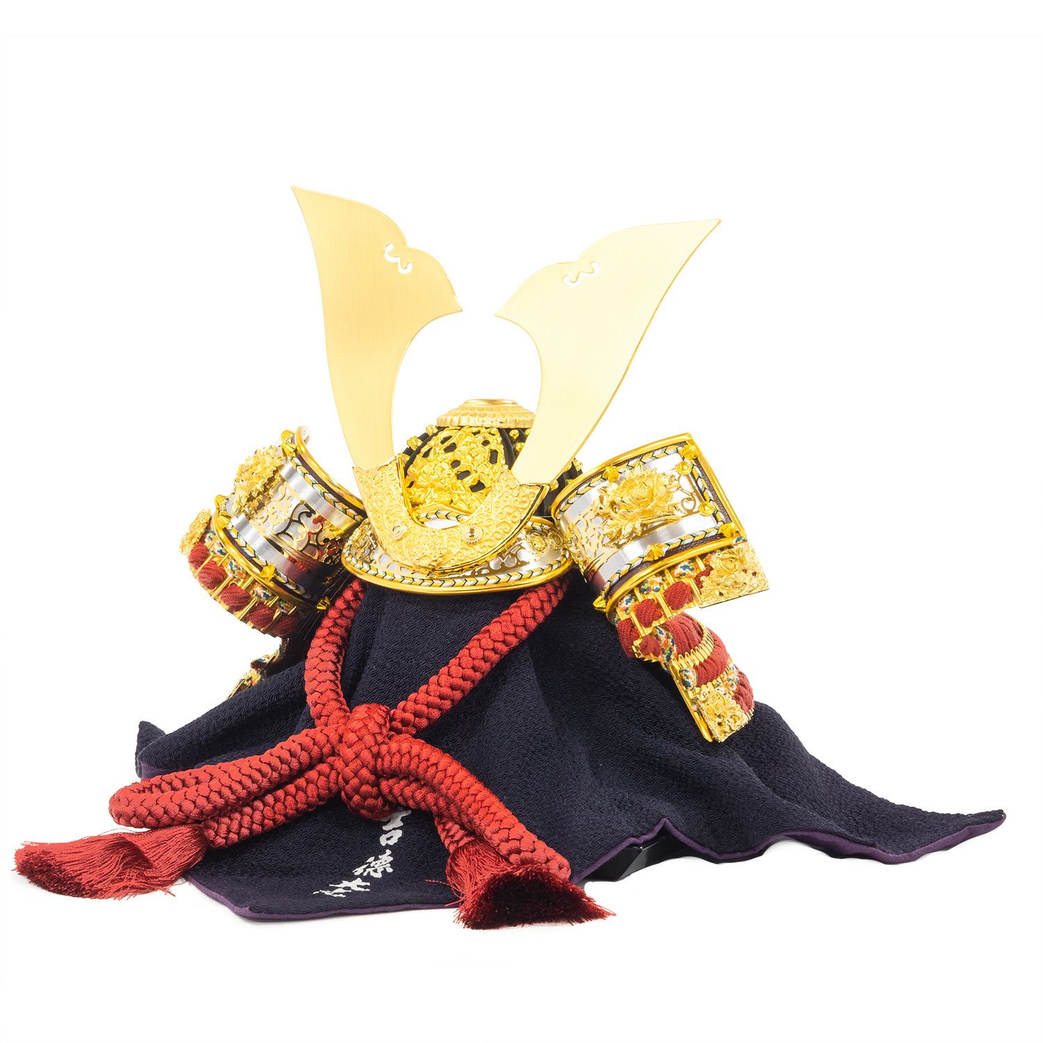 五月人形】正絹赤絲縅 兜8号収納箱飾り 雄山作 | 雛人形（ひな人形