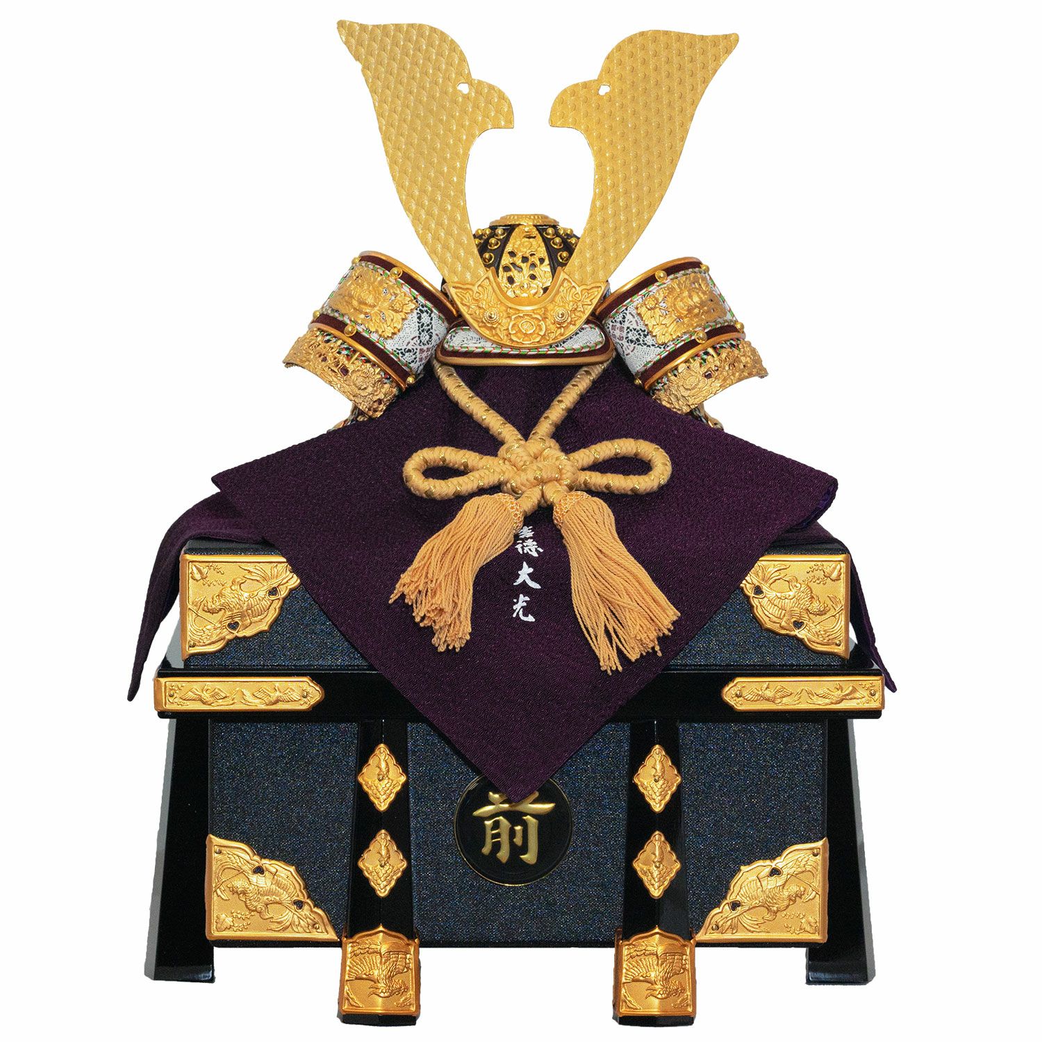 五月人形】正絹緋絲縅 純金箔押兜9号床飾り | 雛人形（ひな人形）・五