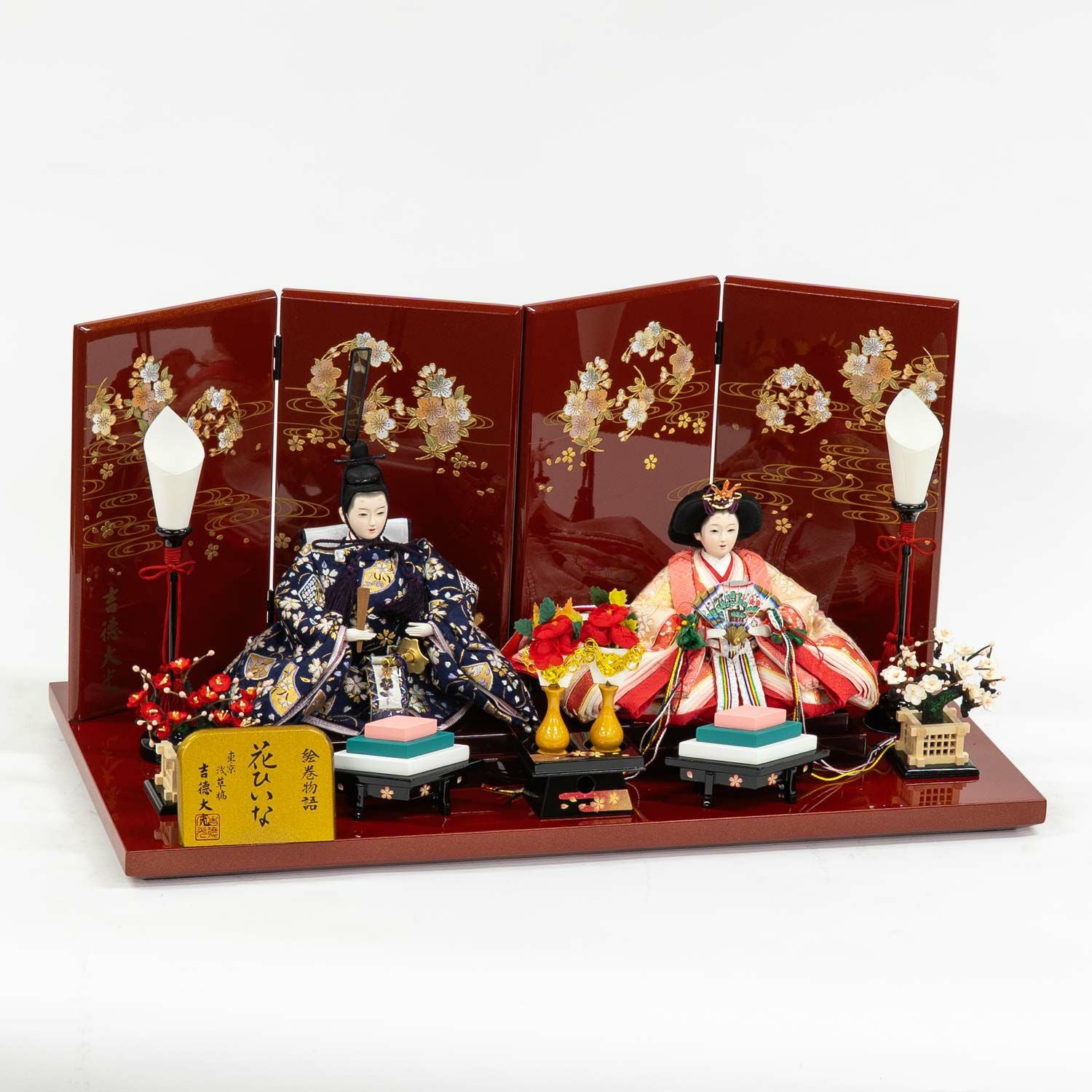 【美品】吉福 親王飾り 雛人形 三月人形 ひな祭り 送料込 即発送可 雛人形】小三五親王飾り | 雛人形（ひな人形）・五月人形の吉徳