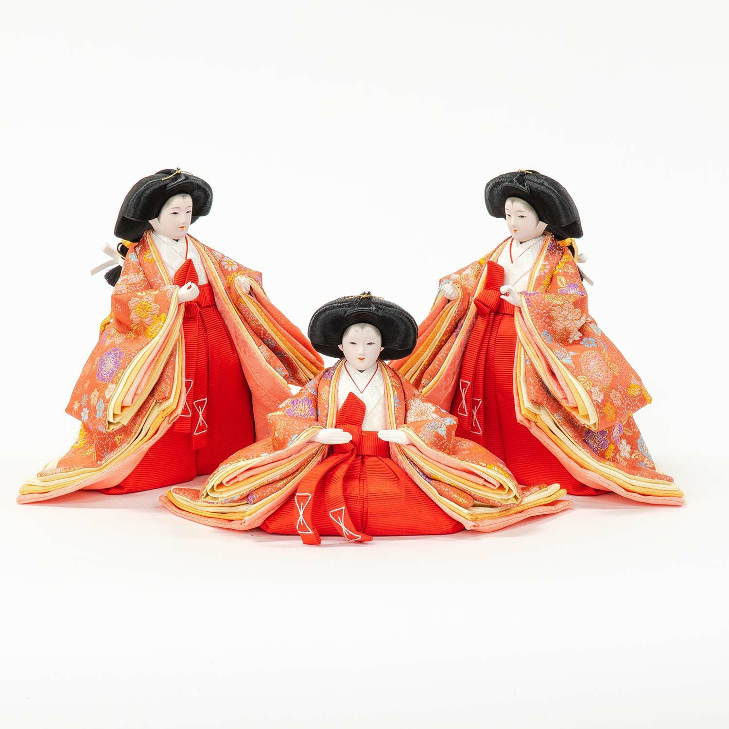 雛人形】小三五親王小芥子官女五人収納箱飾り | 雛人形（ひな人形