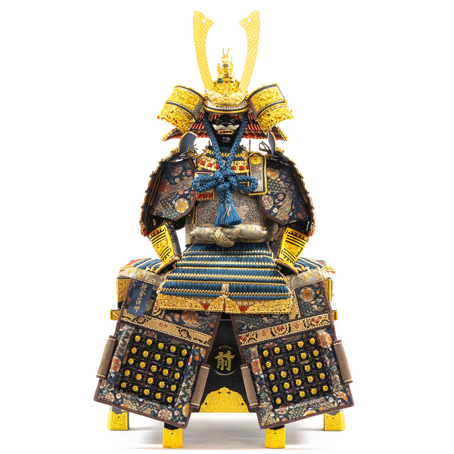 ５月人形 10号 鎧飾り（甲冑） じゅらく 正絹縅　〖仰秀作〗 h255-k-29333.jpg