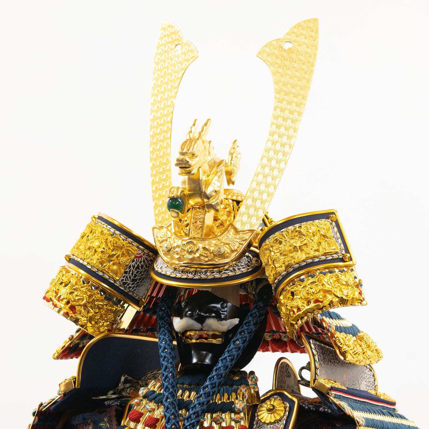 五月人形】正絹鉄紺絲縅 鎧10号床飾り 雄山作 | 雛人形（ひな人形