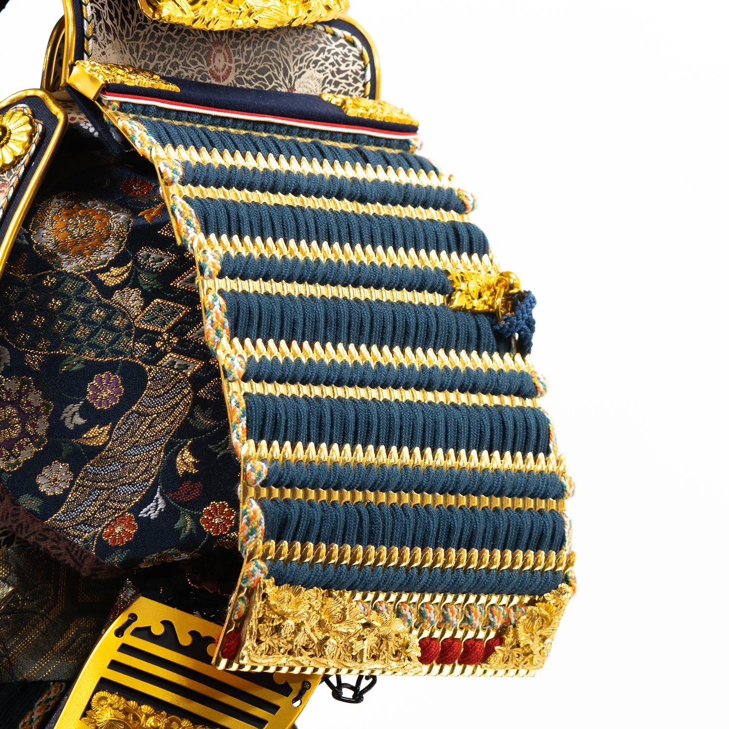 10月31日までです　5月節句一式 五月人形】正絹鉄紺絲縅 鎧10号床飾り 雄山作 | 雛人形（ひな人形
