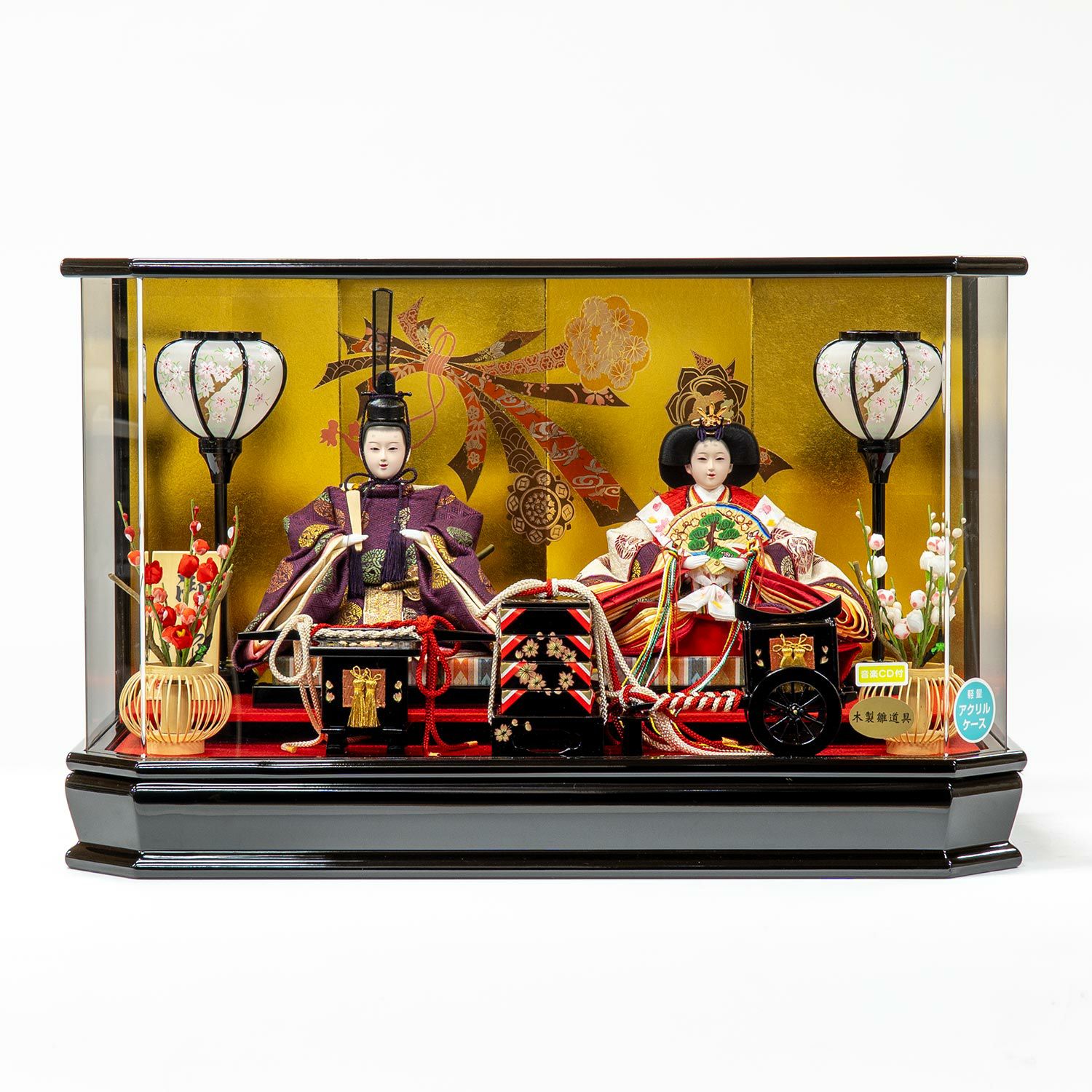 雛人形】ケース入り飾り小三五親王飾り | 雛人形（ひな人形）・五月