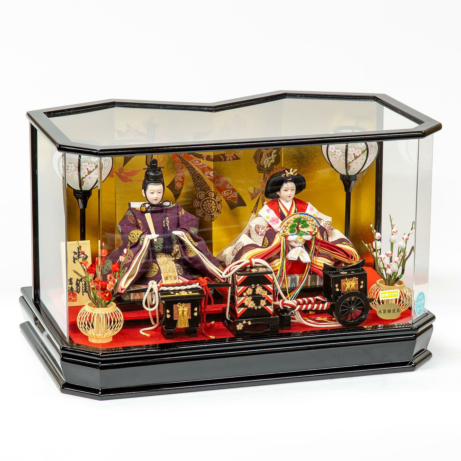 雛人形】ケース入り飾り小三五親王飾り | 雛人形（ひな人形）・五月