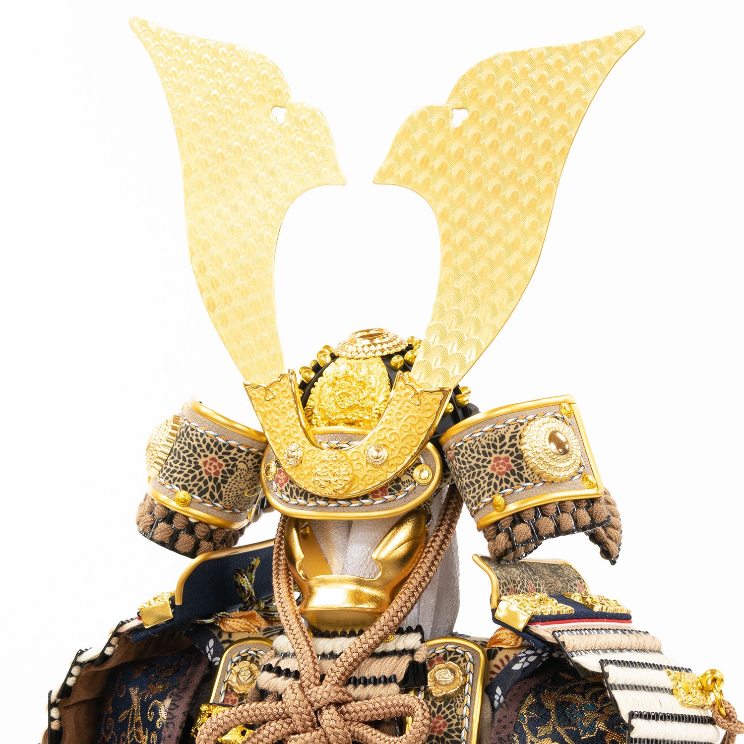 五月人形】正絹茶絲裾濃縅 鎧5号床飾り 雄山作 | 雛人形（ひな人形
