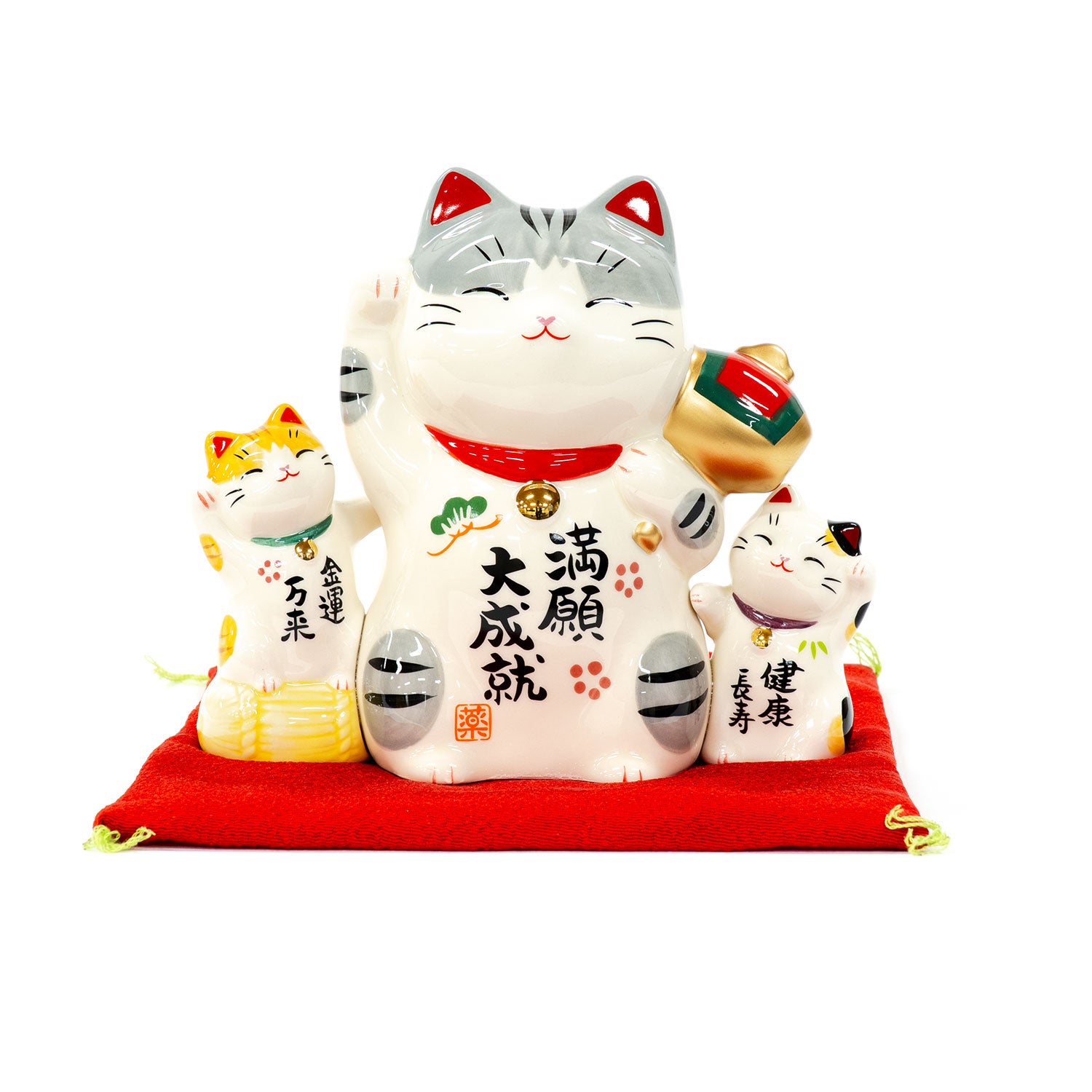 錦絵満願大成就招き猫 | 雛人形（ひな人形）・五月人形の吉徳