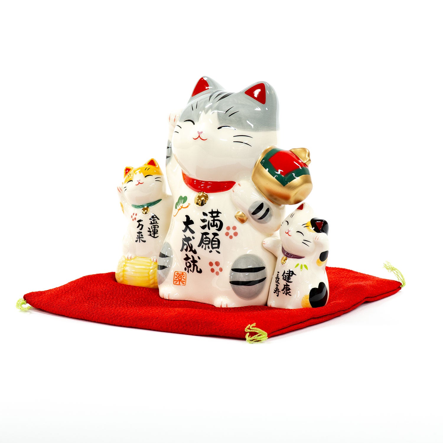 錦絵満願大成就招き猫 | 雛人形（ひな人形）・五月人形の吉徳