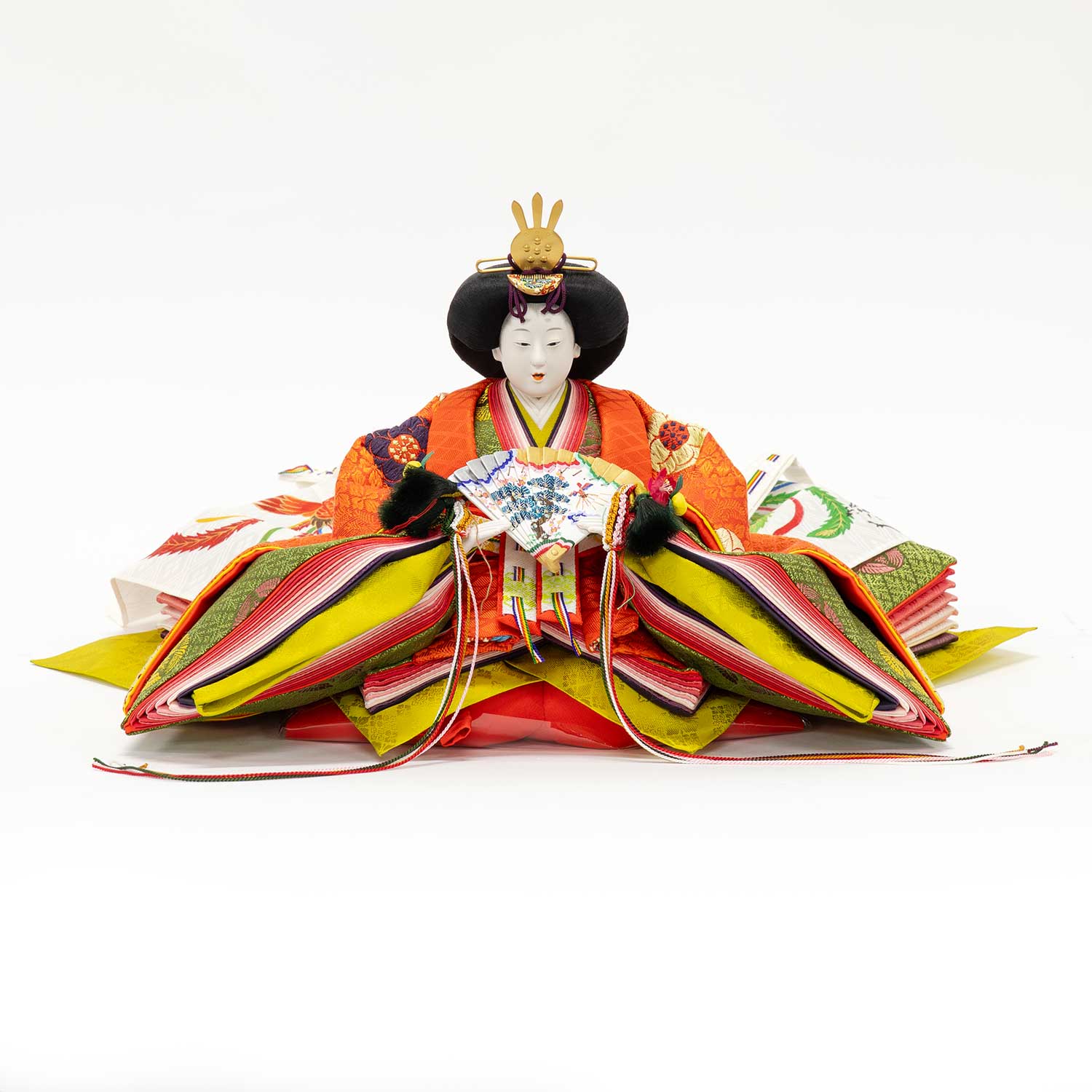 雛人形】京七番親王飾り 大橋弌峰 作 大極殿 束帯雛 | 雛人形