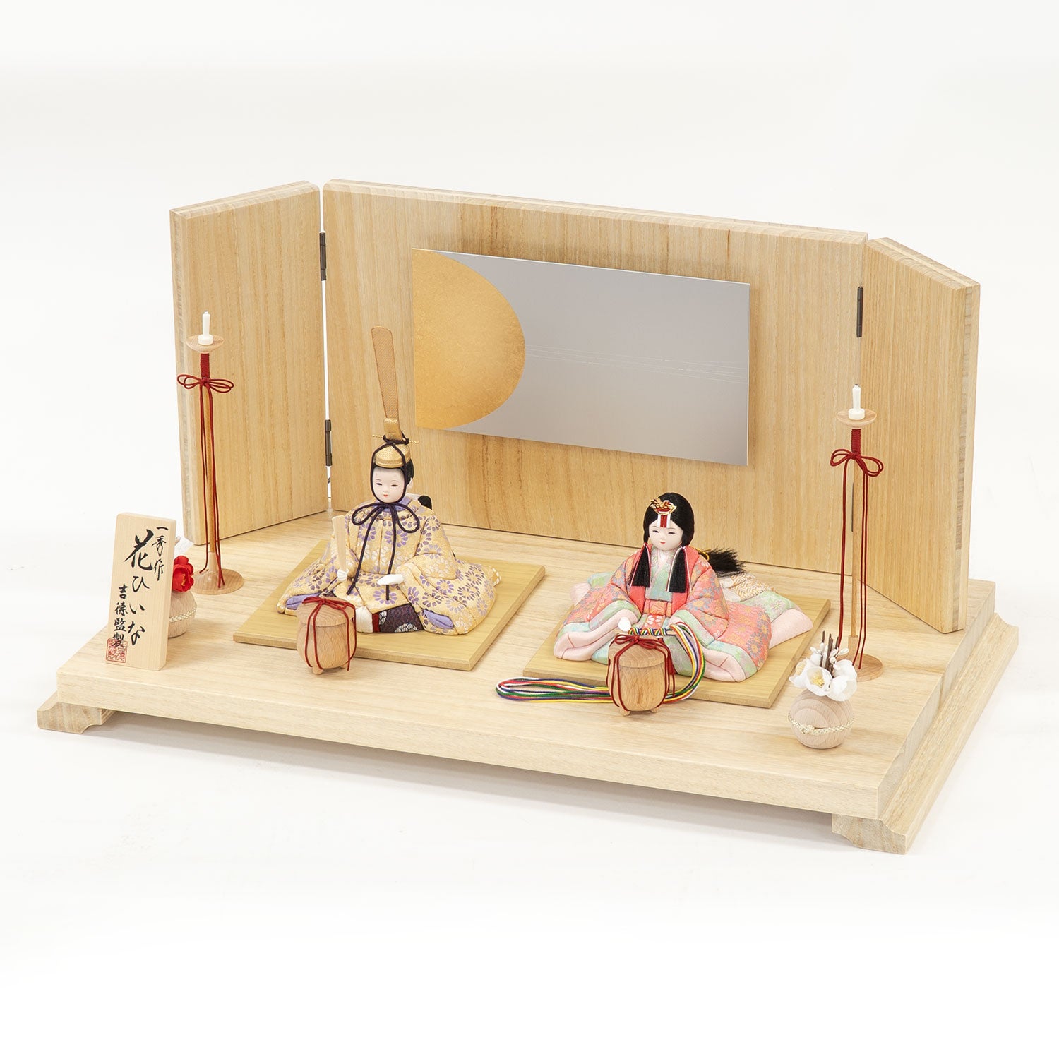 雛人形】木目込親王飾り 一秀 作 花ひいな | 雛人形（ひな人形）・五月