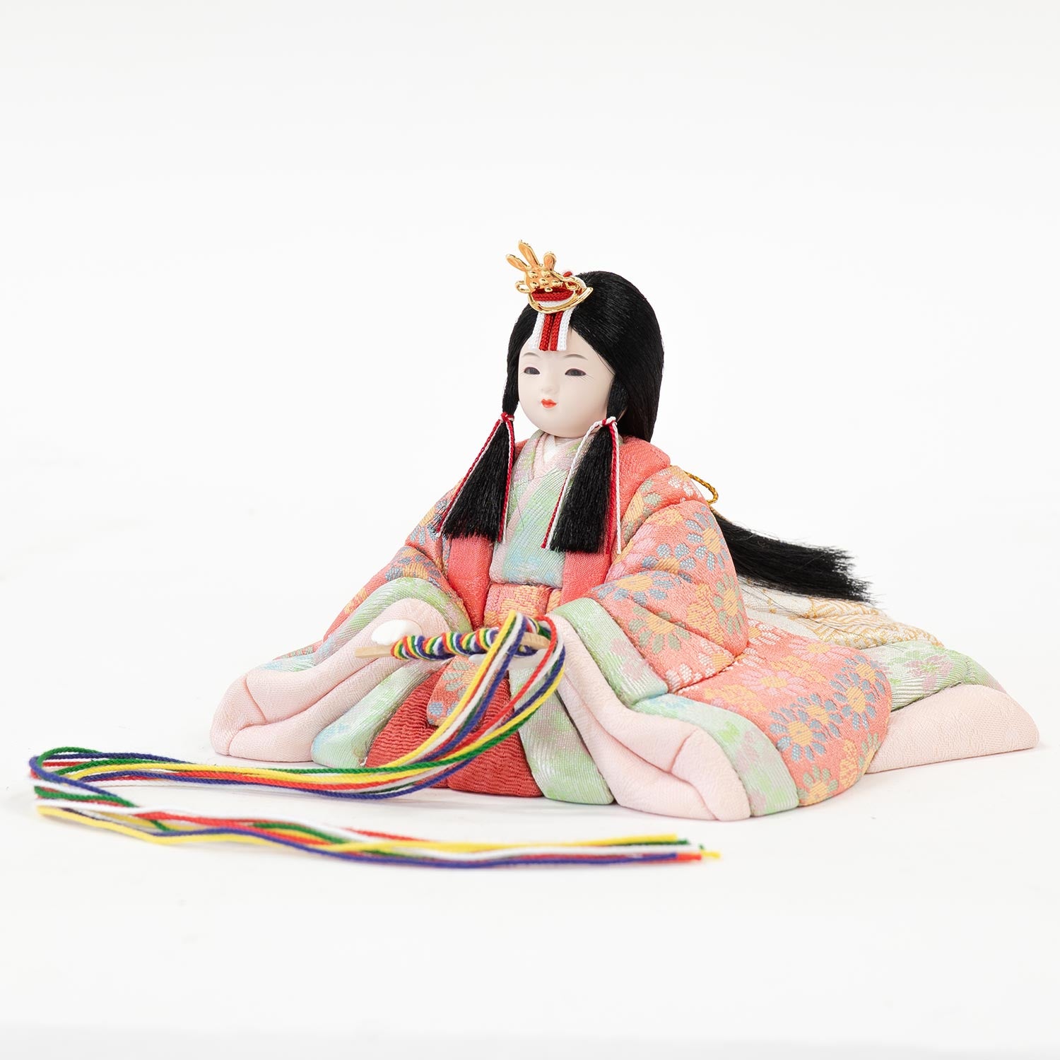 雛人形】木目込親王飾り 一秀 作 花ひいな | 雛人形（ひな人形）・五月